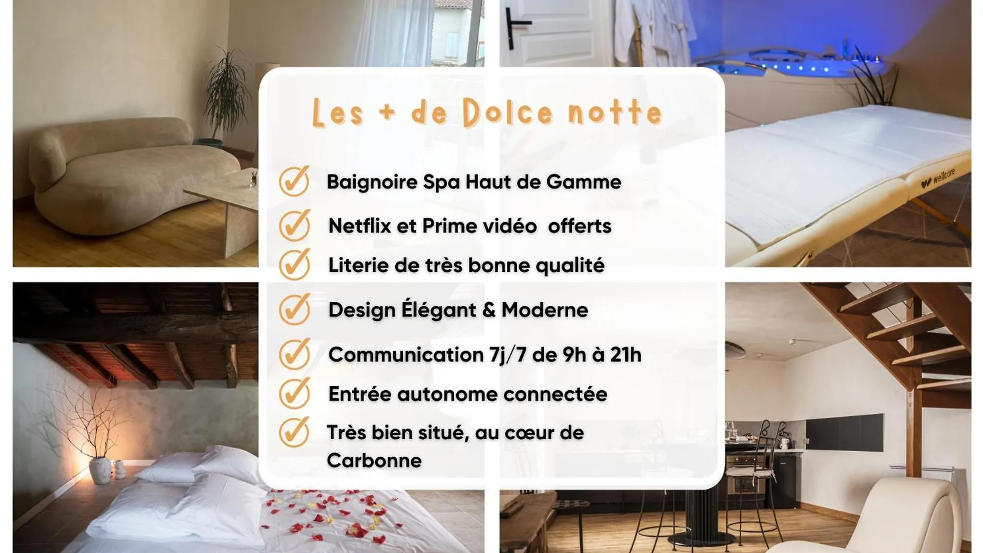 Apartment Superbe Appartement Loveroom Avec Balneo Dolce Notte Carbonne